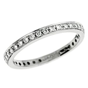 Platinum Pave Diamond Ring