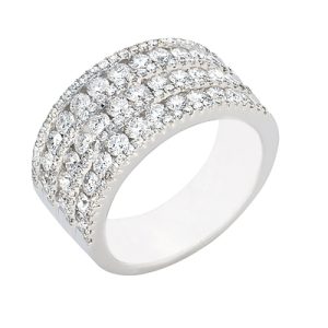 White Gold Diamond Band