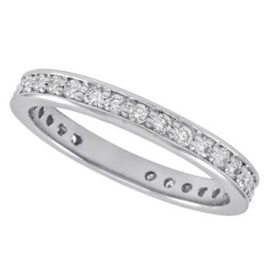 Palladium Millgrain Band