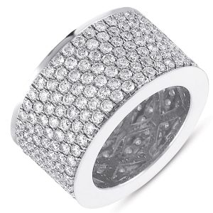 White Gold Pave Eternity