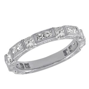 White Gold Diamond Band