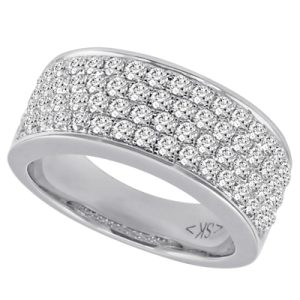 White Gold Pave Band