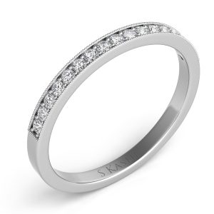 Palladium Diamond Band