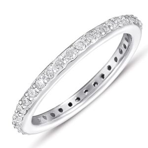 White Gold Eternity Band