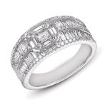 White Gold Diamond Fashion Ring