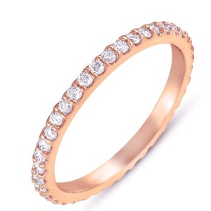 Rose Gold Eternity Band
