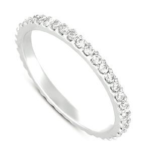 White Gold Eternity Band