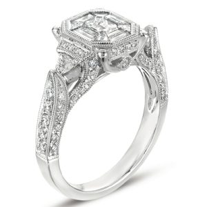 White Gold M.pave Ring