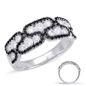 White & Black Diamond Band