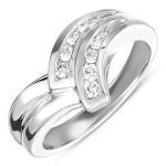 Channel Set Diamond Ring