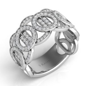 White Gold Diamond Fashion Ring