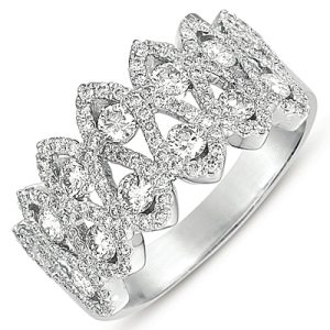 White Gold Fashion Ring