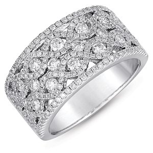 White Gold Fashion Ring