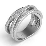 White Gold Diamond Fashion Ring