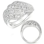 White Gold Fashion Ring
