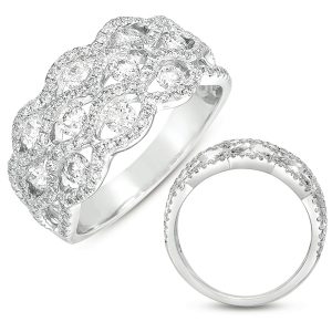 White Gold Fashion Ring