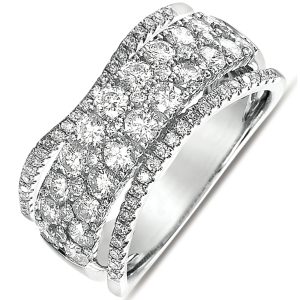 White Gold Fashion Ring