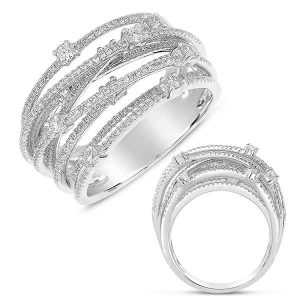 White Gold Fashion Ring
