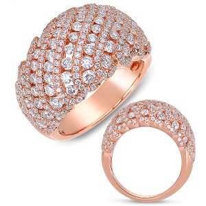 Rose Gold Fashion Diamond Ring