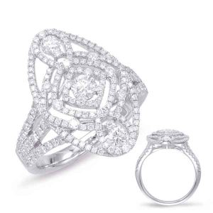 White Gold Fashion Ring