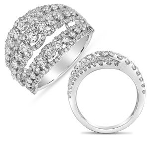 White Gold Fashion Ring