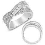 Platinum Diamond  Fashion Ring