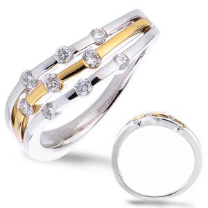 White & Yellow Gold Ring