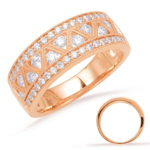 Rose Gold Diamond Band