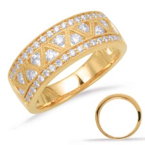 Yellow Gold Diamond Band