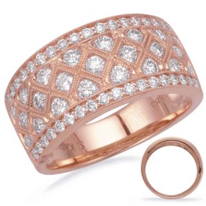 Rose Gold Diamond Band