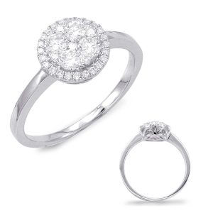White Gold Diamond Fashion Ring