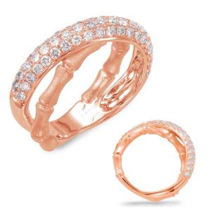 Rose Gold Diamond Fashion Ring