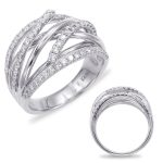 White Gold Fashion Ring