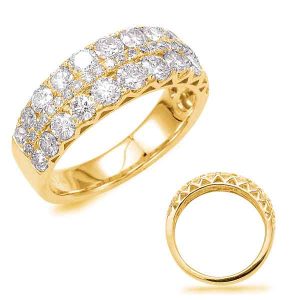 Yellow Gold Diamond Band