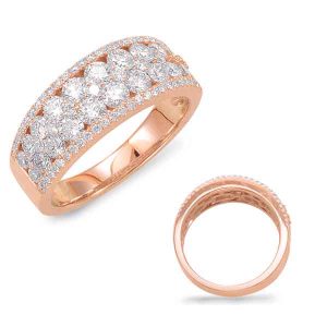 Rose Gold Diamond Band