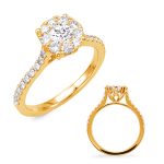 Yellow Gold Diamond Fashion Ring