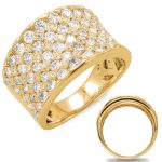 Yellow Gold Diamond Fashion Ring