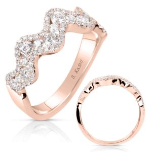 Rose Gold Diamond Fashion Ring
