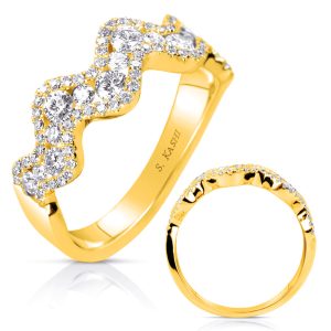 Yellow Gold Diamond Fashion Ring