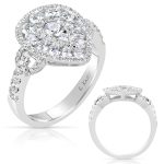 White Gold Diamond Fashion Ring