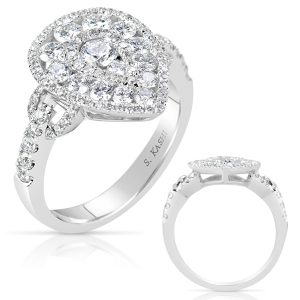 White Gold Diamond Fashion Ring
