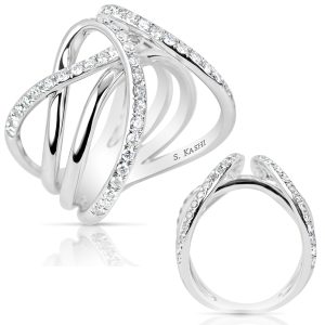 White Gold Diamond Fashion Ring