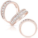 Rose Gold Diamond Fashion Ring