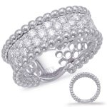White Gold Diamond Fashion Ring