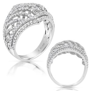 White Gold Diamond Fashion Ring