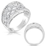 White Gold Diamond Fashion Ring