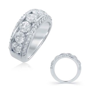 White Gold Diamond Band