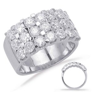 Platinum  Diamond Wedding Band