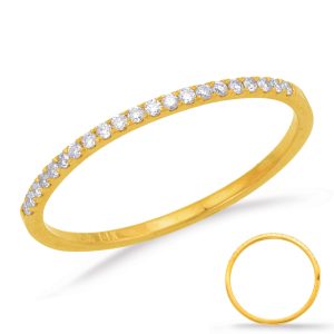 Pink Diamond Wedding Band