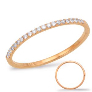 Rose Gold Diamond Band